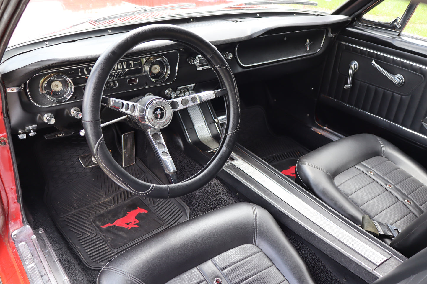 1965 Mustang Convertible Red