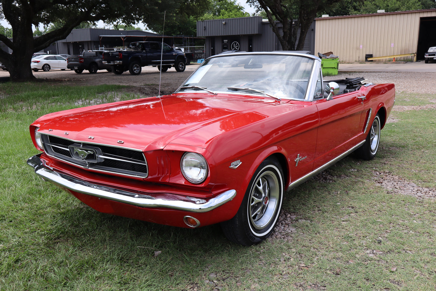 1965 Mustang Convertible Red