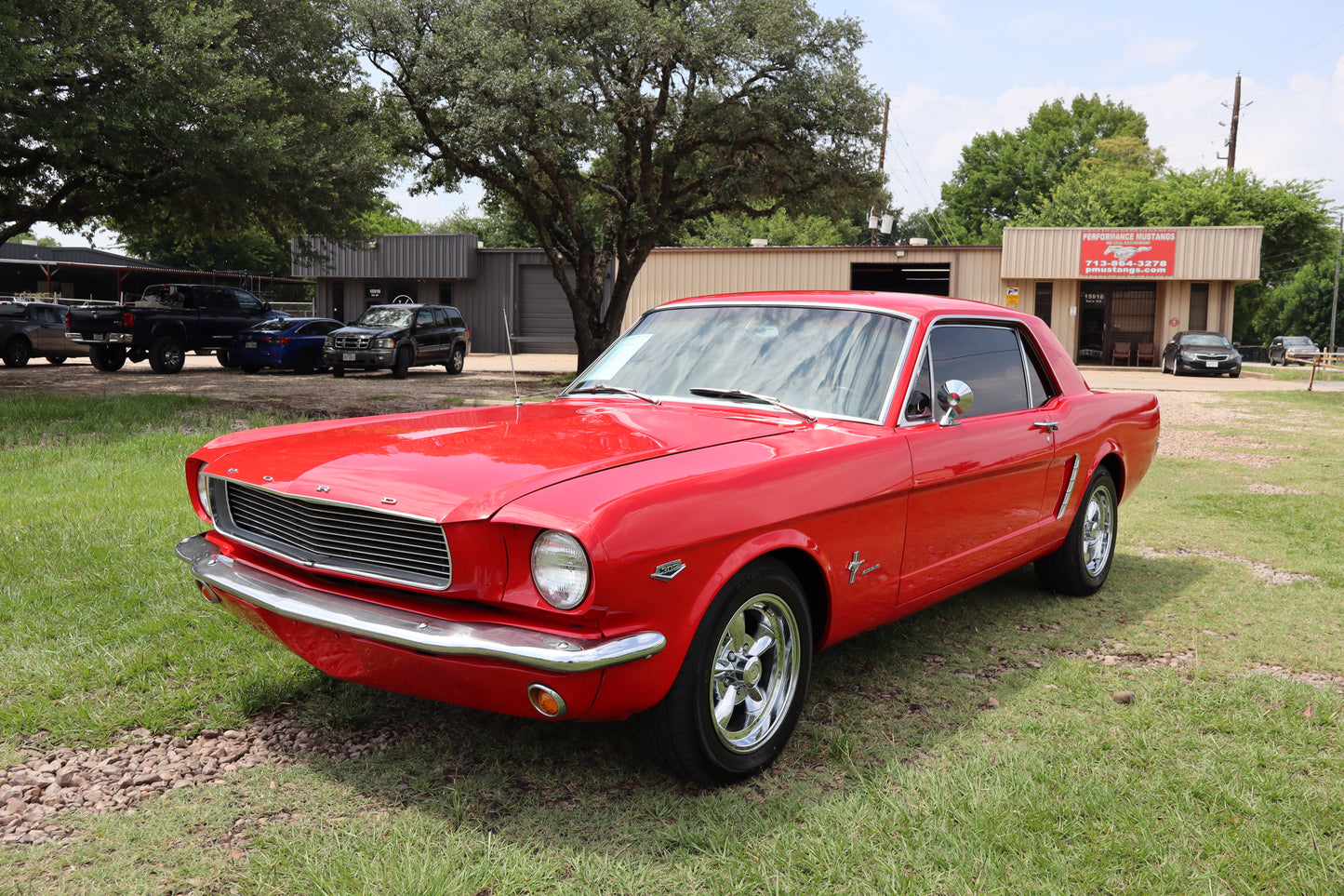 1965 Mustang Red Coupe