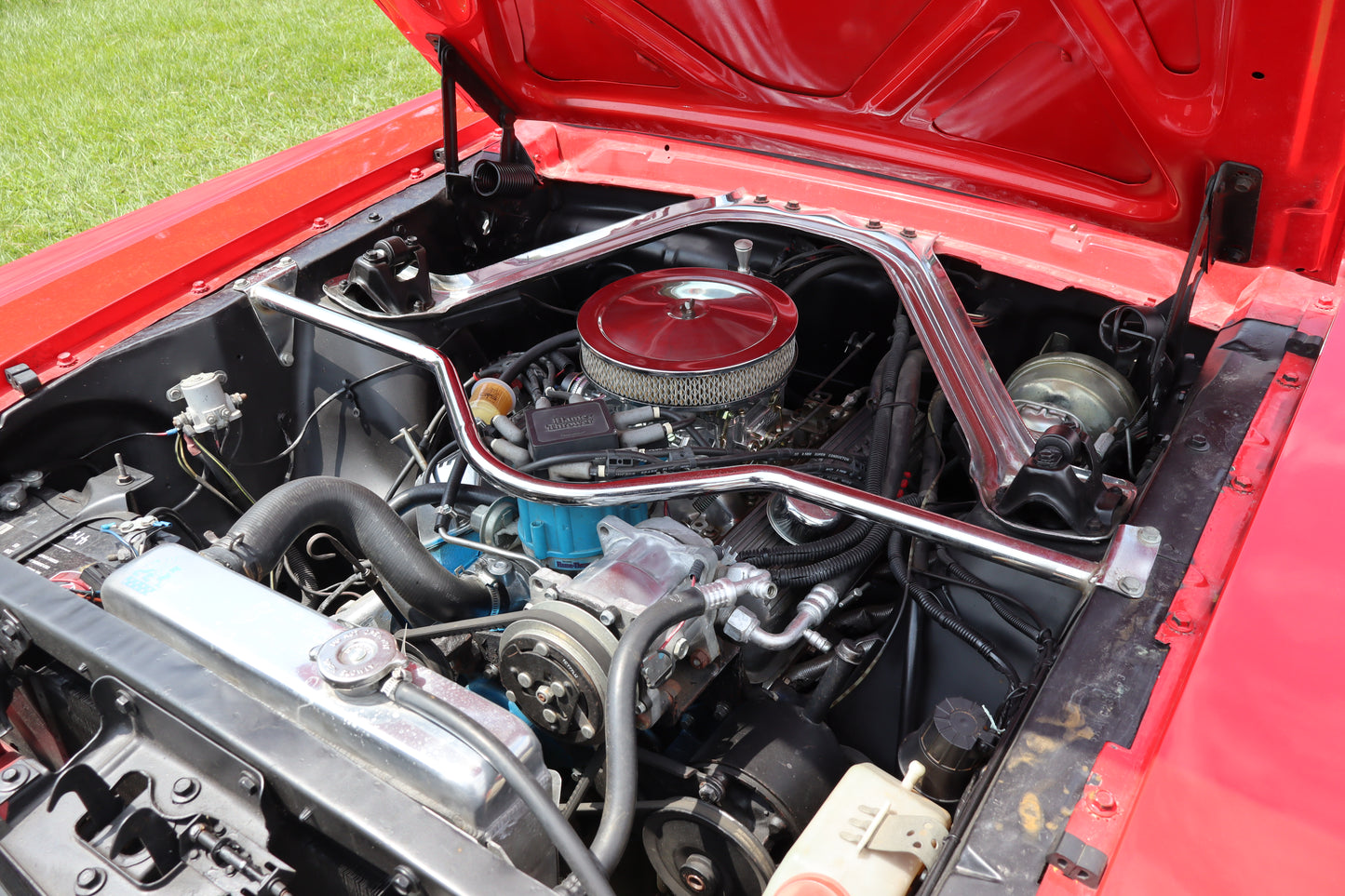 1965 Mustang Red Coupe