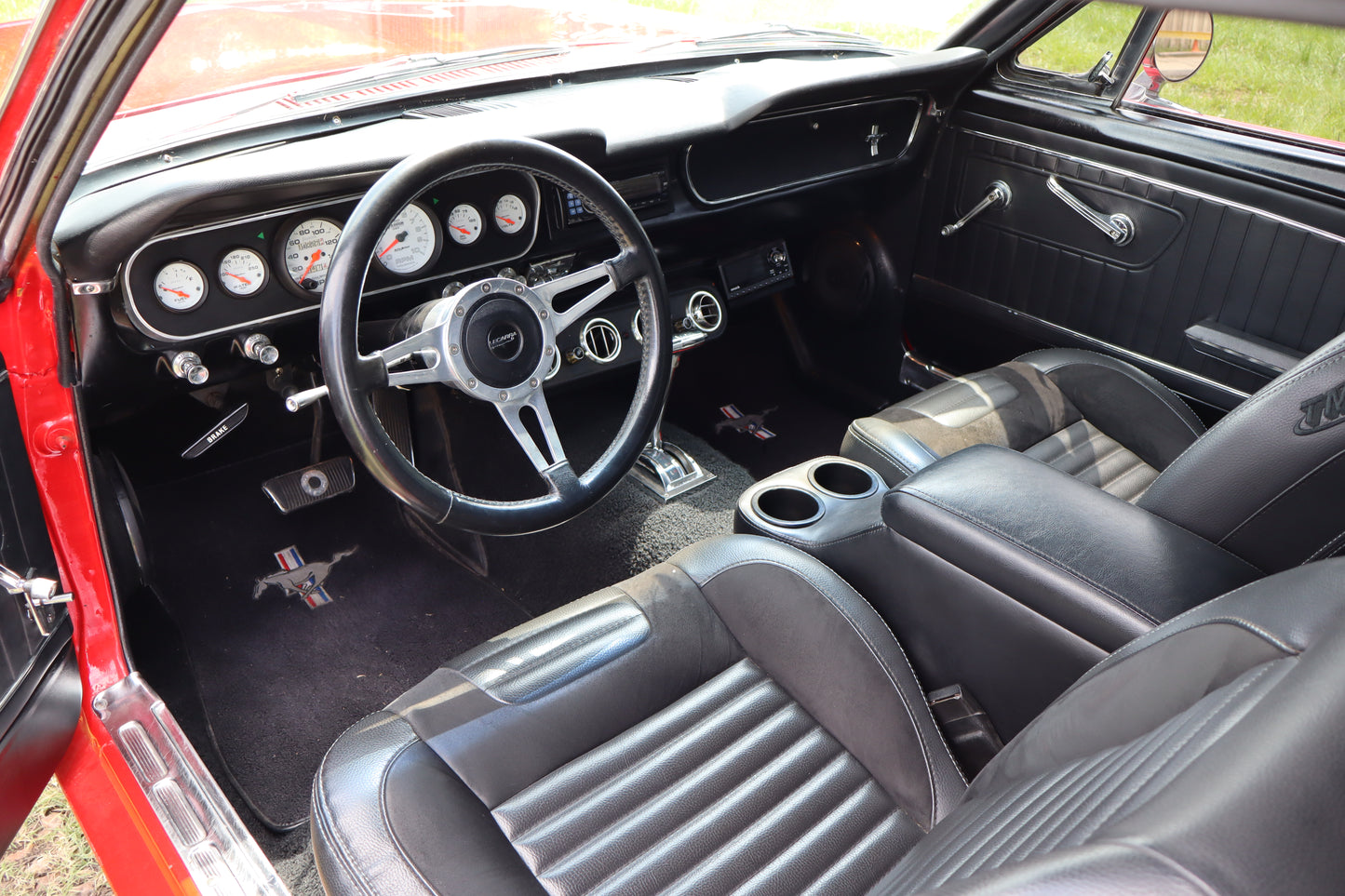 1965 Mustang Red Coupe