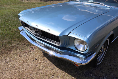 1966 Mustang Convertible Silver Blue