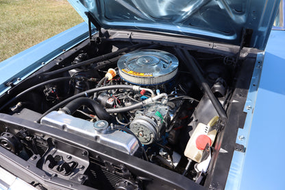 1966 Mustang Convertible Silver Blue