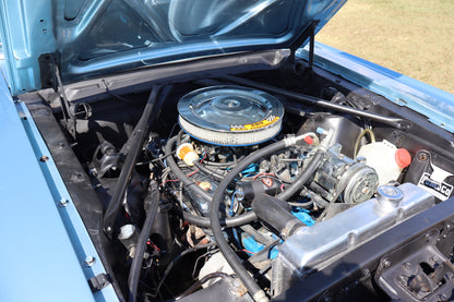 1966 Mustang Convertible Silver Blue