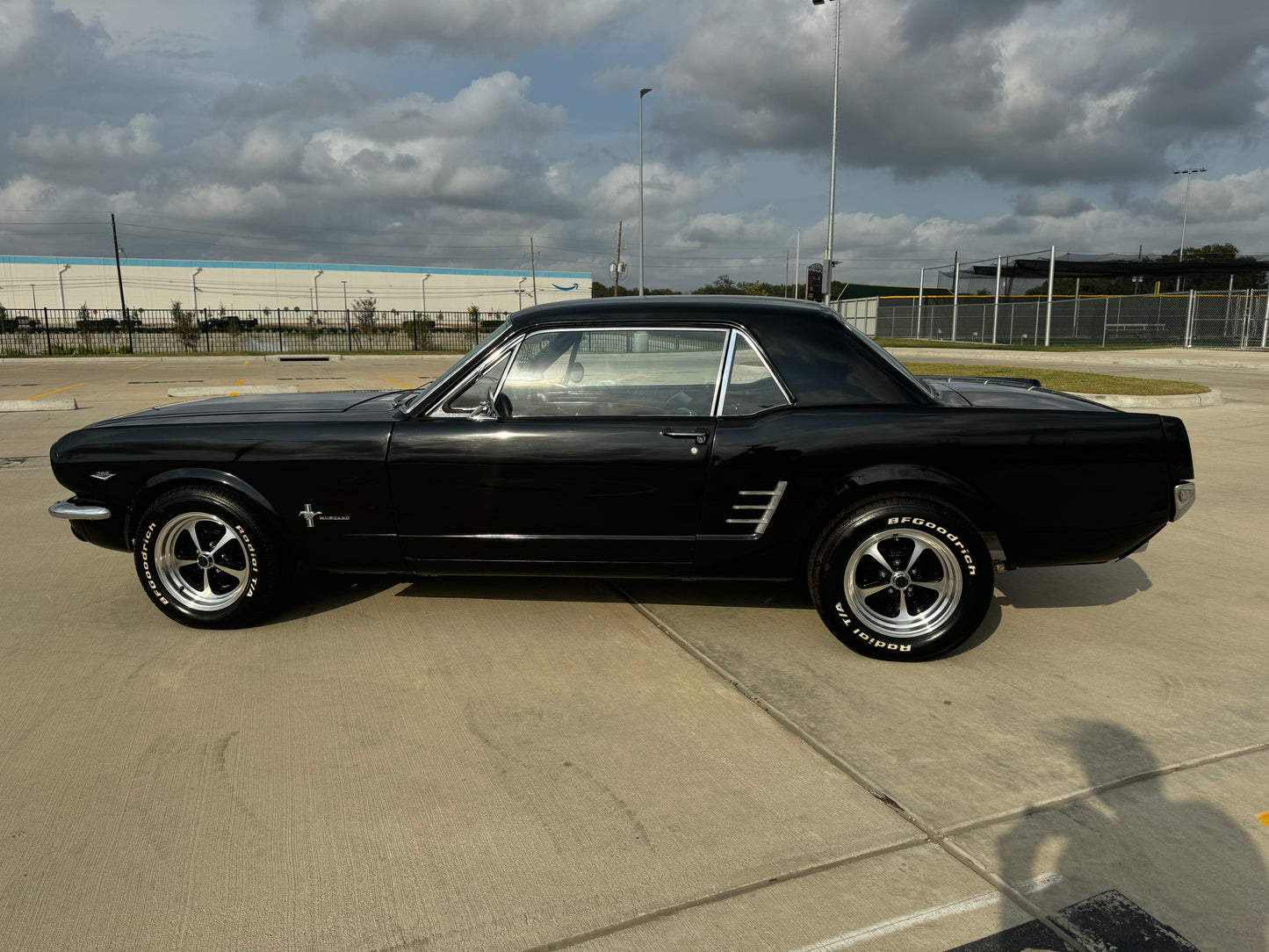 1966 Mustang Coupe Black w/ Grey Stripes