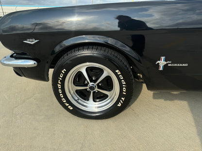 1966 Mustang Coupe Black w/ Grey Stripes