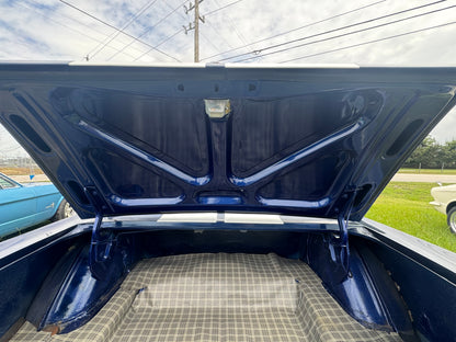1966 Mustang Blue Coupe White Stripes