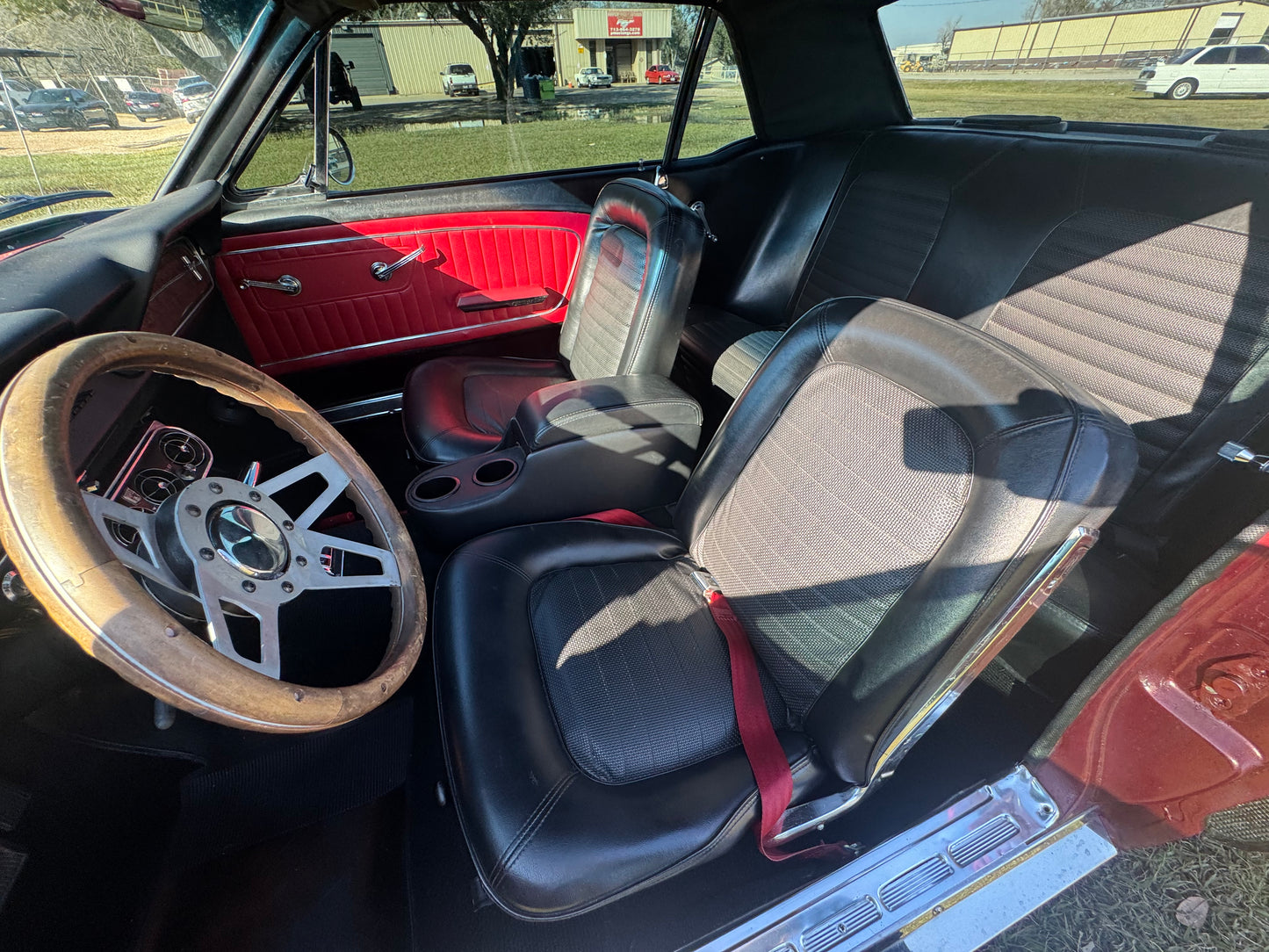 1966 Mustang Cherry Red Coupe