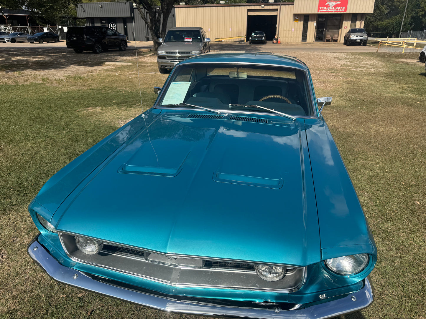 67 Mustang Tahoe Turquoise