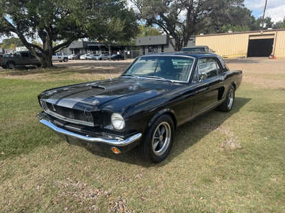 1965 Mustang Black Gray Stripes