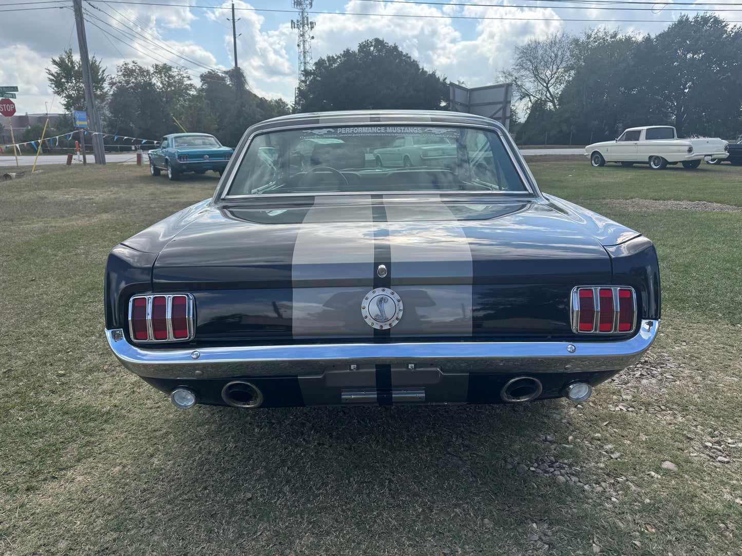 1965 Mustang Black Gray Stripes