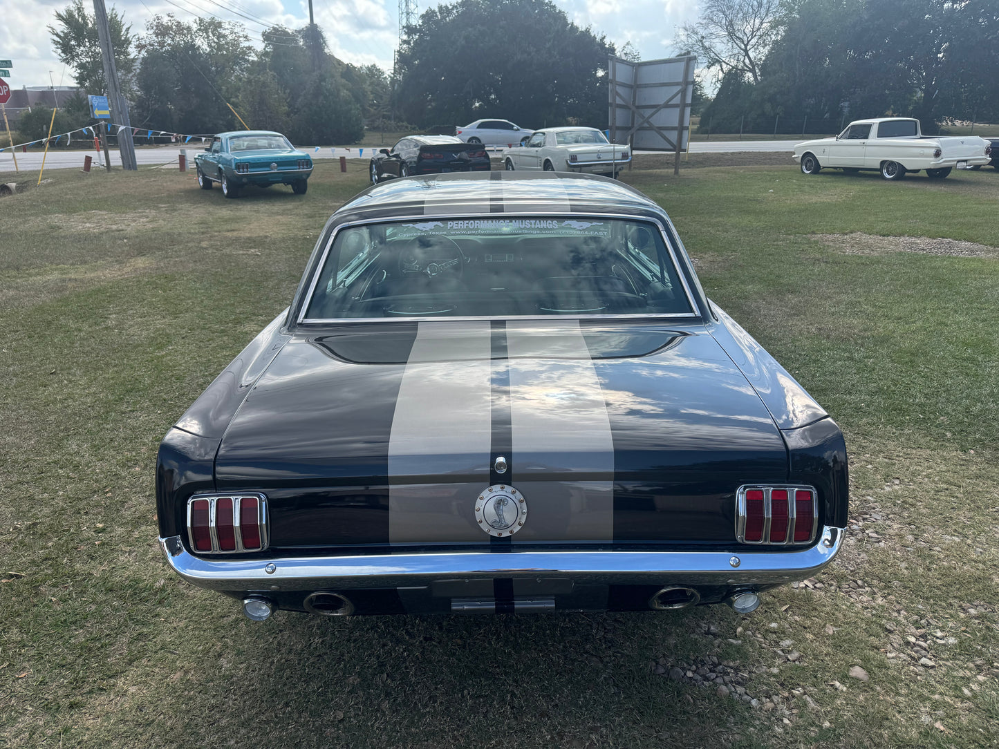 1965 Mustang Black Gray Stripes