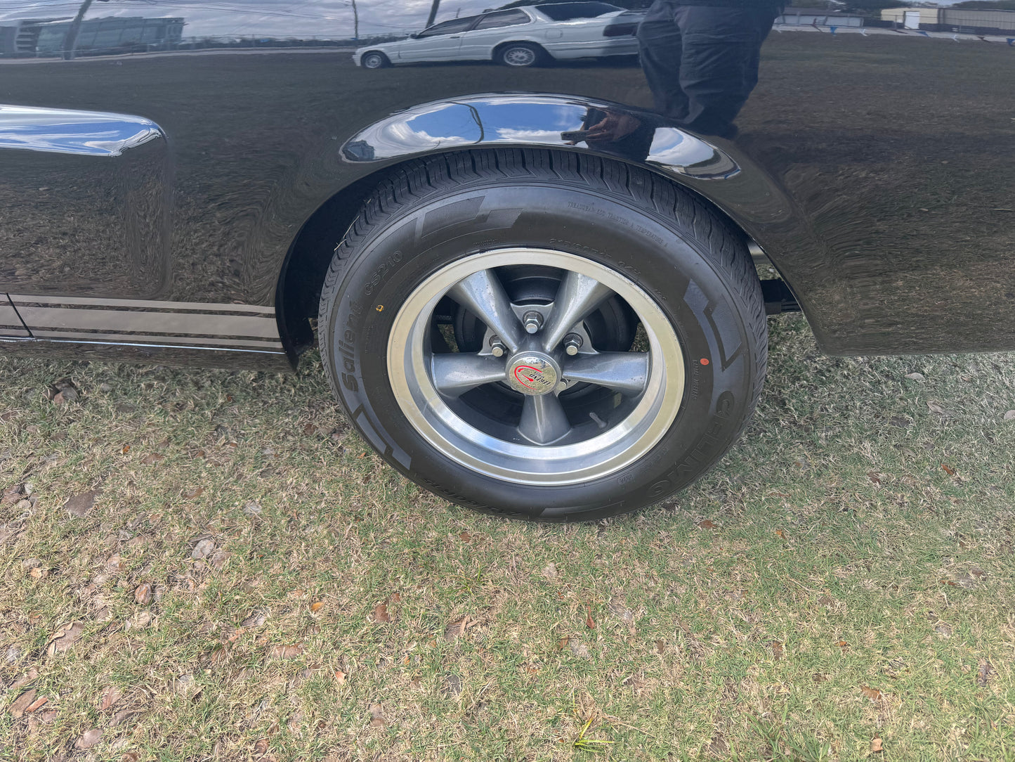 1965 Mustang Black Gray Stripes