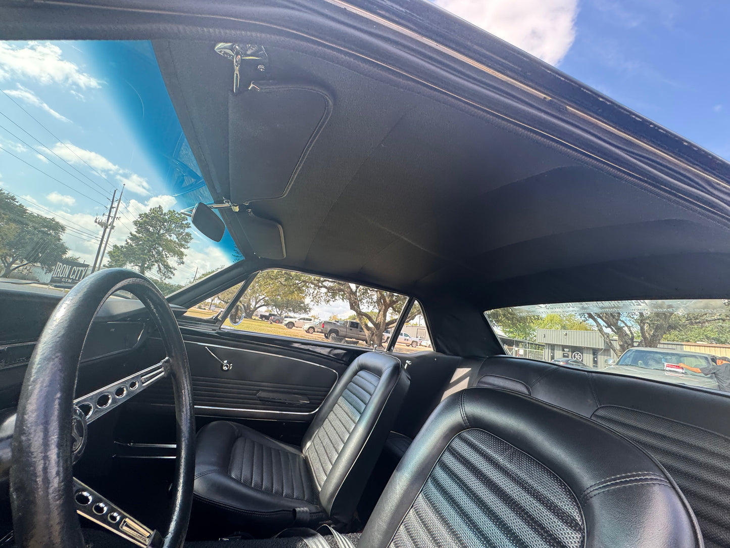 1965 Mustang Black Gray Stripes