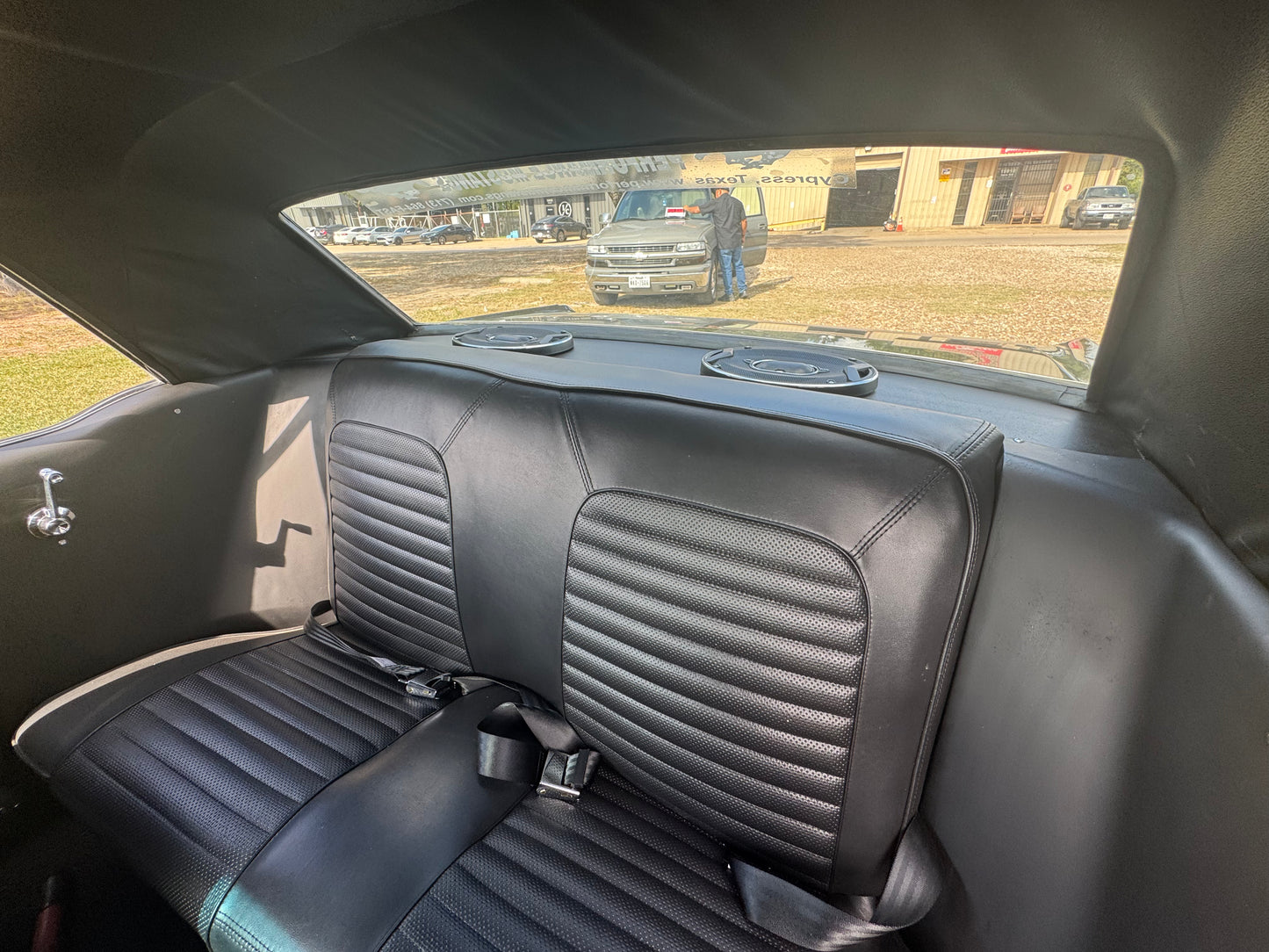 1965 Mustang Black Gray Stripes