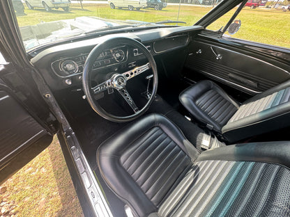 1965 Mustang Black Gray Stripes