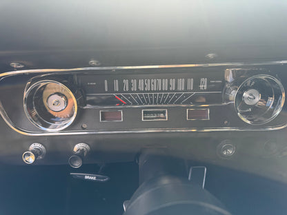 1965 Mustang Black Gray Stripes