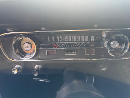 1965 Mustang Black Gray Stripes