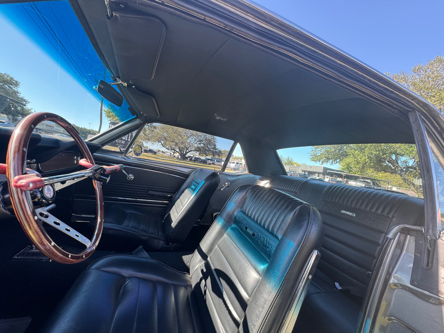 1966 Mustang Grey Black Stripes