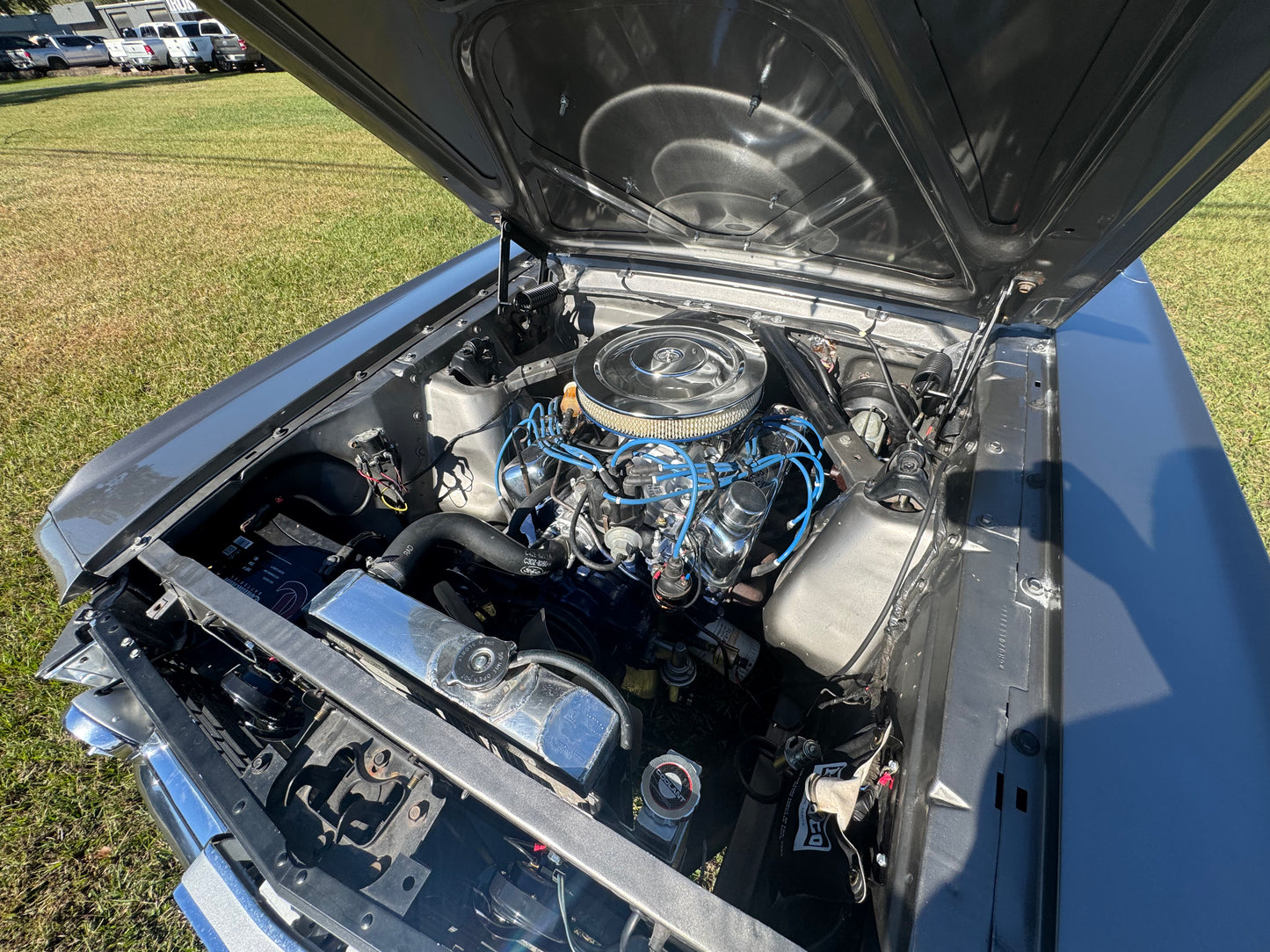 1966 Mustang Grey Black Stripes