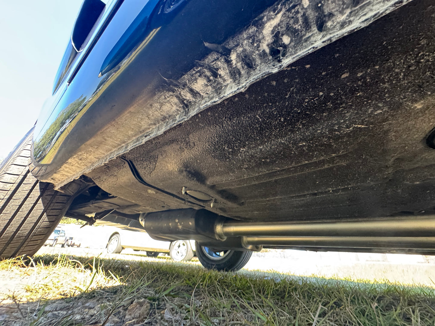 1965 Mustang Black Gray Stripes