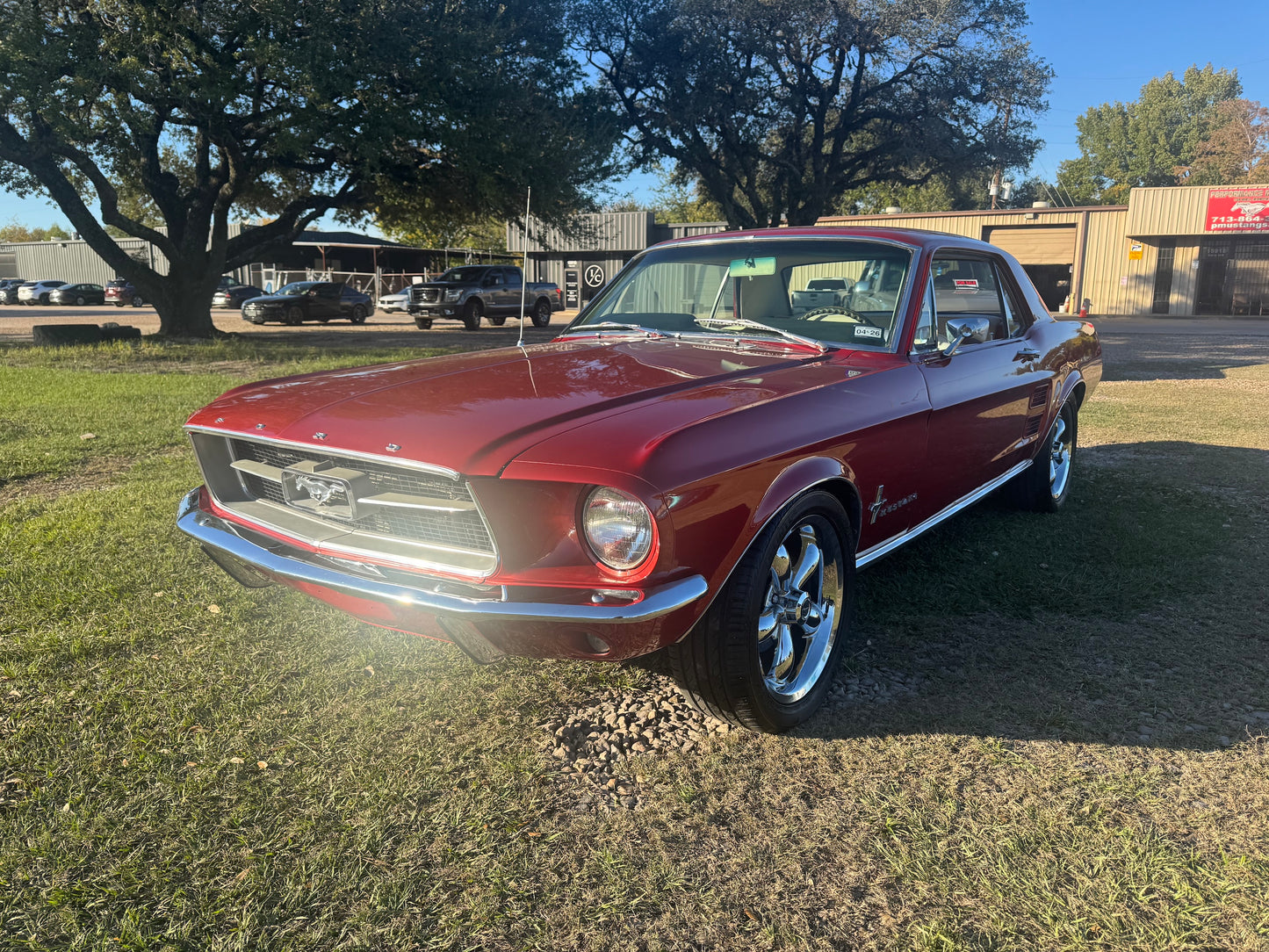 1967 Mustang Bright Amber Metallic Coupe