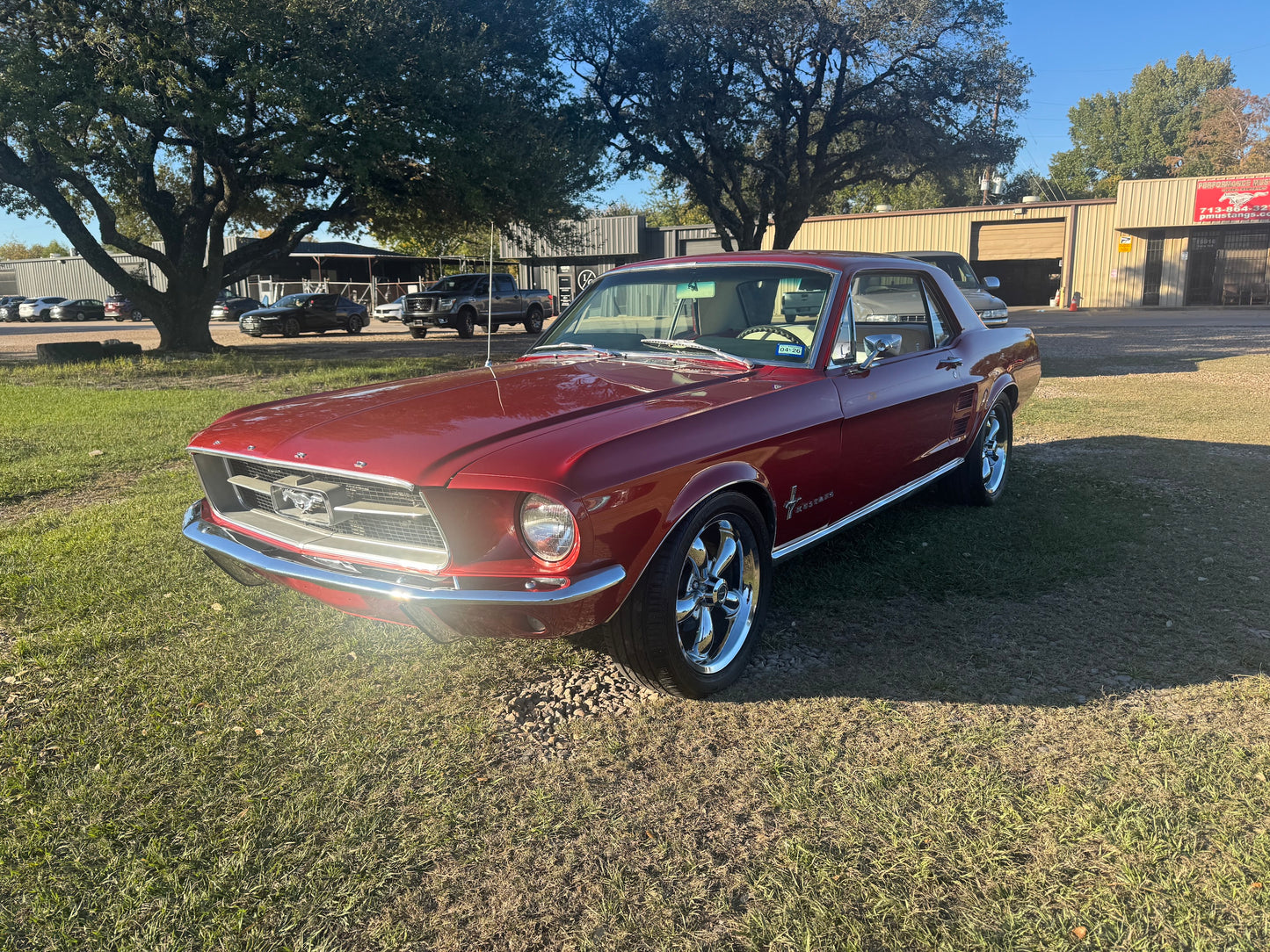 1967 Mustang Bright Amber Metallic Coupe