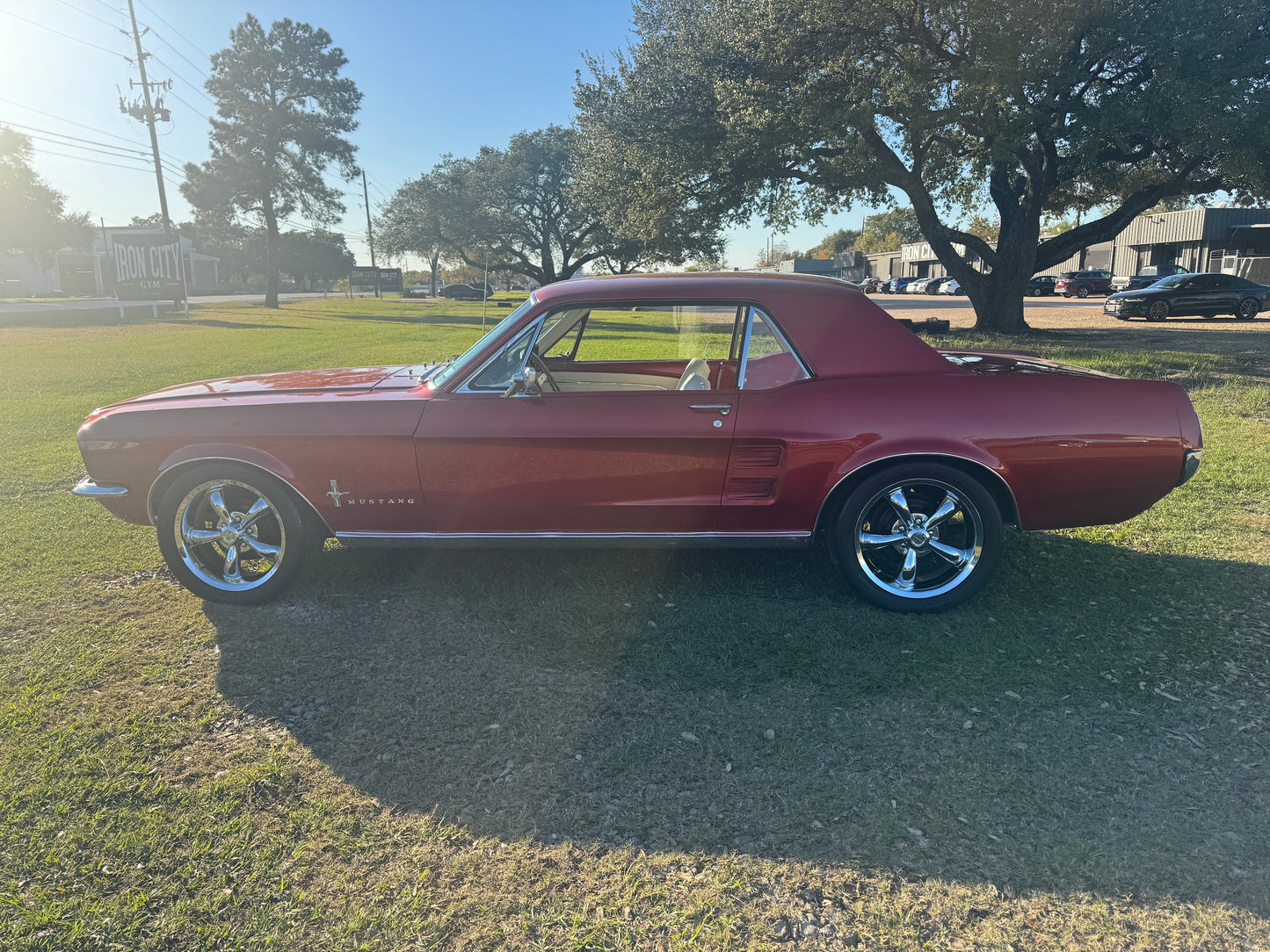 1967 Mustang Bright Amber Metallic Coupe