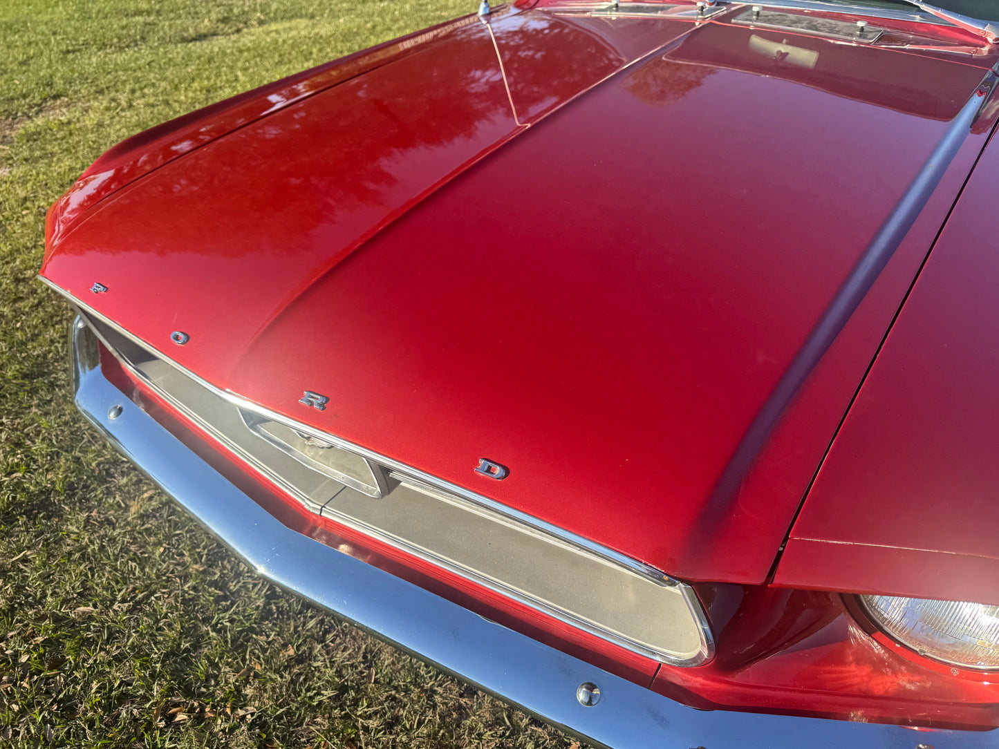 1967 Mustang Bright Amber Metallic Coupe