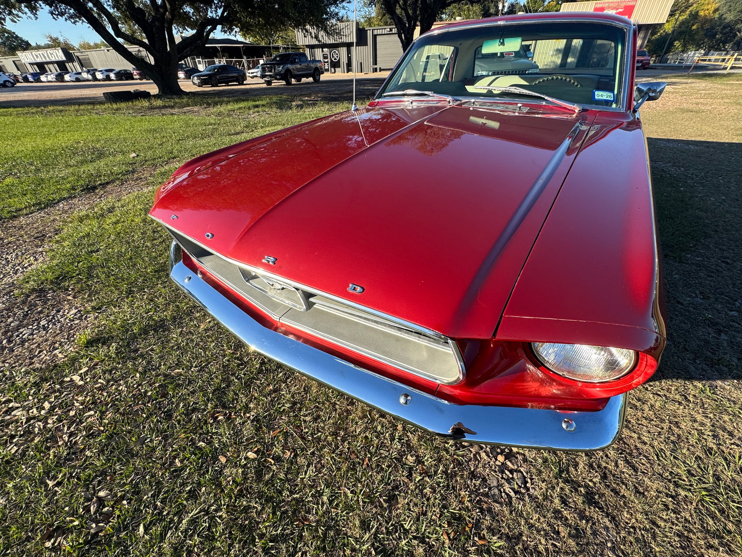 1967 Mustang Bright Amber Metallic Coupe