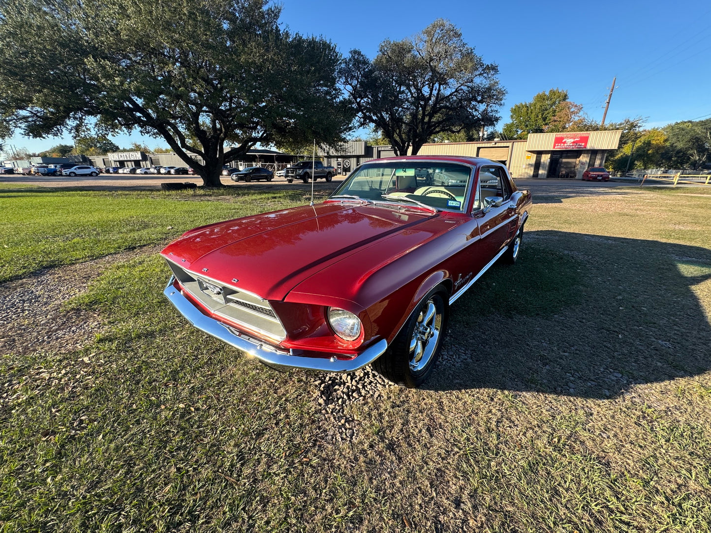 1967 Mustang Bright Amber Metallic Coupe
