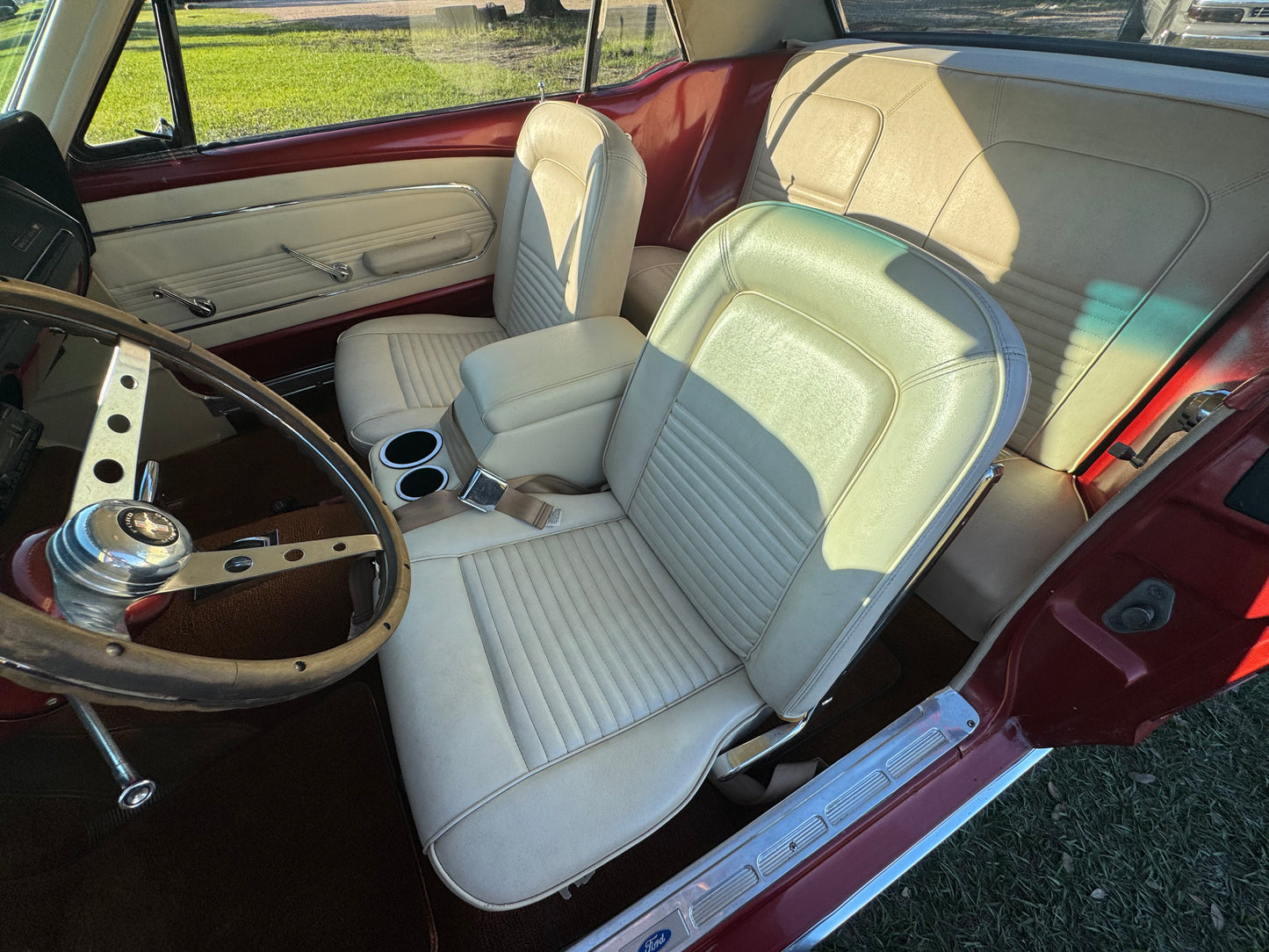 1967 Mustang Bright Amber Metallic Coupe
